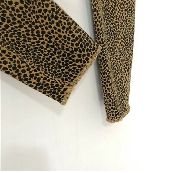 CURRENT/ELLIOTT Leopard Mid Rise Jeans NWT - Picture 4 of 5